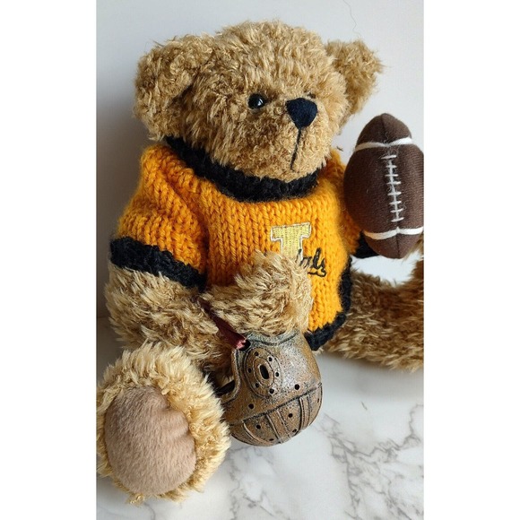 9” Idaho Vandals Teddy Bear with Sweater Football And Resin Helmet B11 - Picture 2 of 3